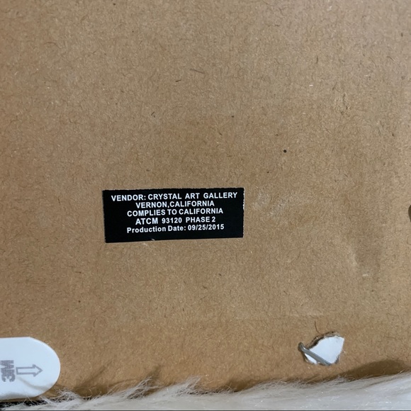 Gold Chandelier Framed Art/Canvas - Picture 7 of 11